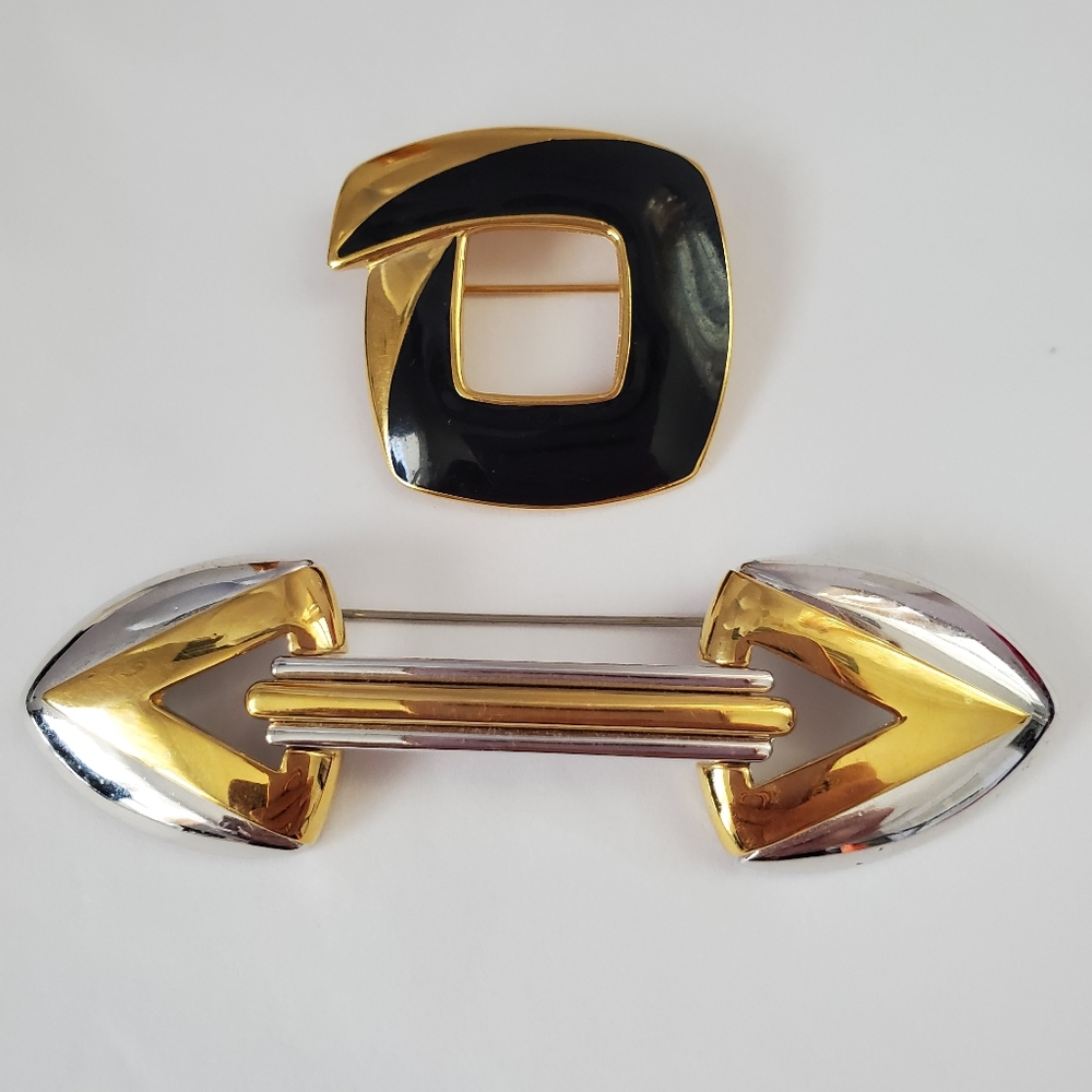 Monet Vintage Brooch Pin Set